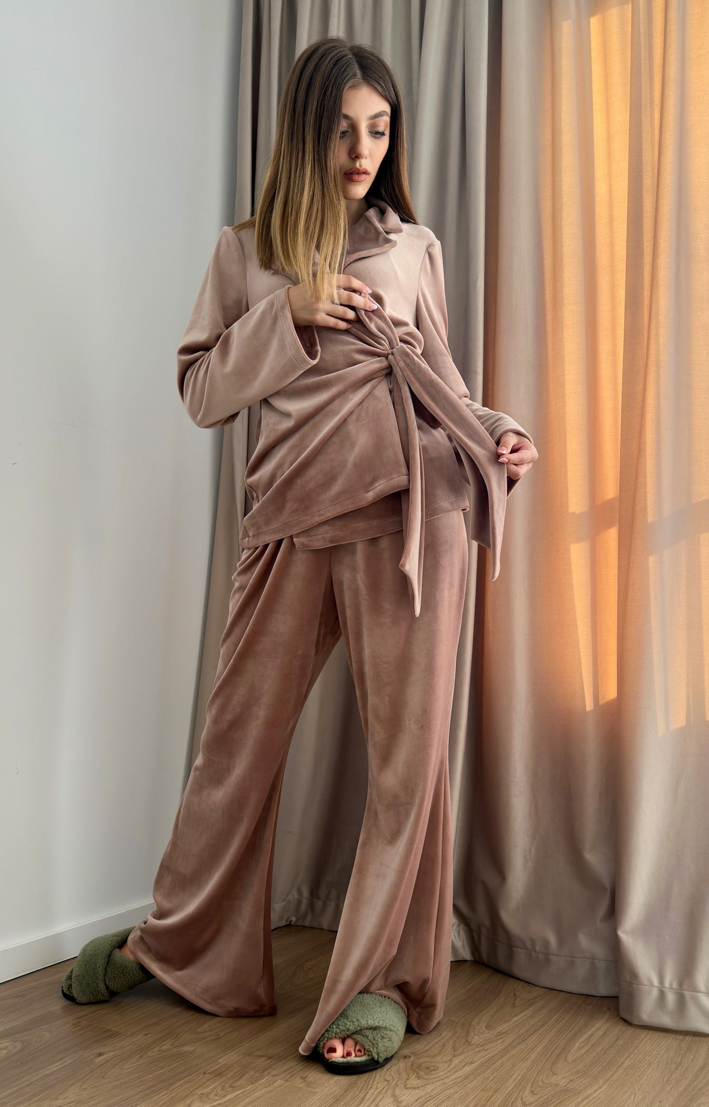 Pijama de catifea petrecută Cayo